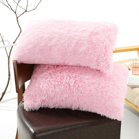 Fluffy Throw Pillow Cushion Covers