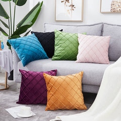 Diamond Pattern Throw Color Pillow Cushion Covers