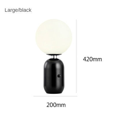 Nordic Glass Ball LED Bedside Lamp