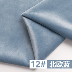 Wide 155cm Grey Crushed Silk Teal Velvet Sofa Curtains Cloth Upholstery Fabric By the Half Yard Pleuche Couches Material