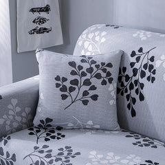 Geometric Pattern & Flower Print Throw Pillow Cushion Covers