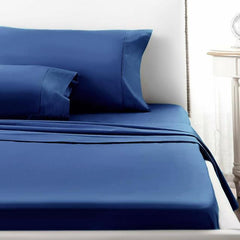 Royal Blue 1800 Thread Count Sheets