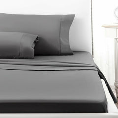 Grey 1800 Thread Count Sheets