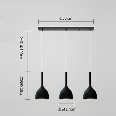Bell Shaped Modern Hanging Ceiling Lamps