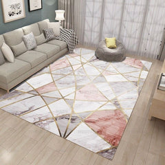 Geometric Print Living Room Area Rugs