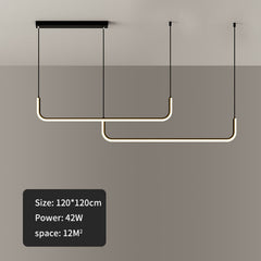Minimalist LED Hanging Bar Light