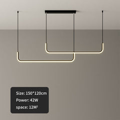 Minimalist LED Hanging Bar Light