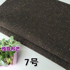 Width 57'' Quality Rough Hemp Thick Solid Color Linen Cotton Upholstery Sofa Fabric Diy Pillow Cushion Material By the Yard