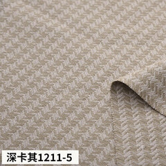 Width 57'' stripe Houndstooth Cotton Linen Fabric By The Yard For Upholstery Sofa Pillow Material