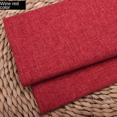 Wide 59&quot; Dense Plain Old Coarse Cotton Linen Slub Upholstery Sofa Fabric Cushion Tablecloth Chair Cover Material By the Yard