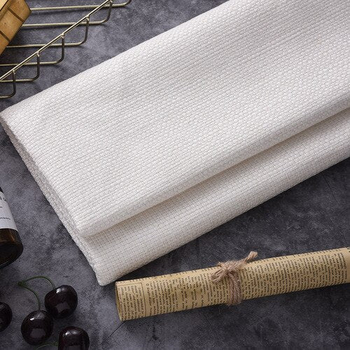 Width 55'' Thick Cotton Linen Burlap Fabric By The Yard For Upholstery Sofa Tablecloth Pillow DIY Material
