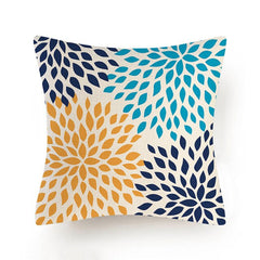 Flower & Bird Printed Throw Pillow Cushion Covers